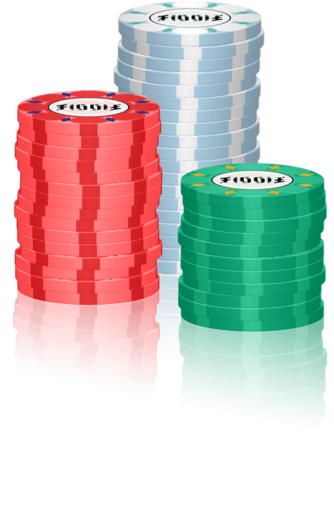 stacks of poker chips